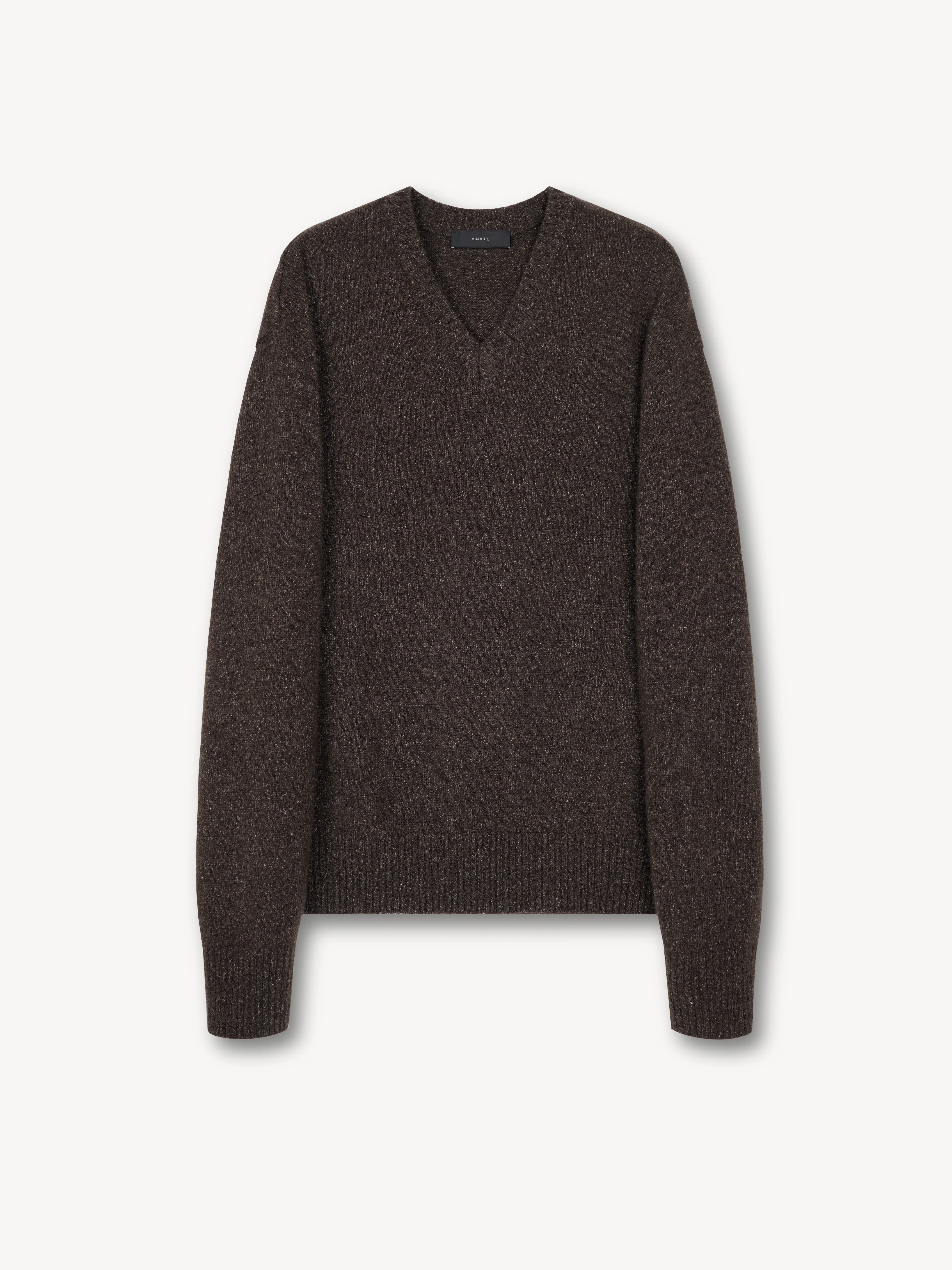 Argyle Knit Sweater in Silk/Cashmere