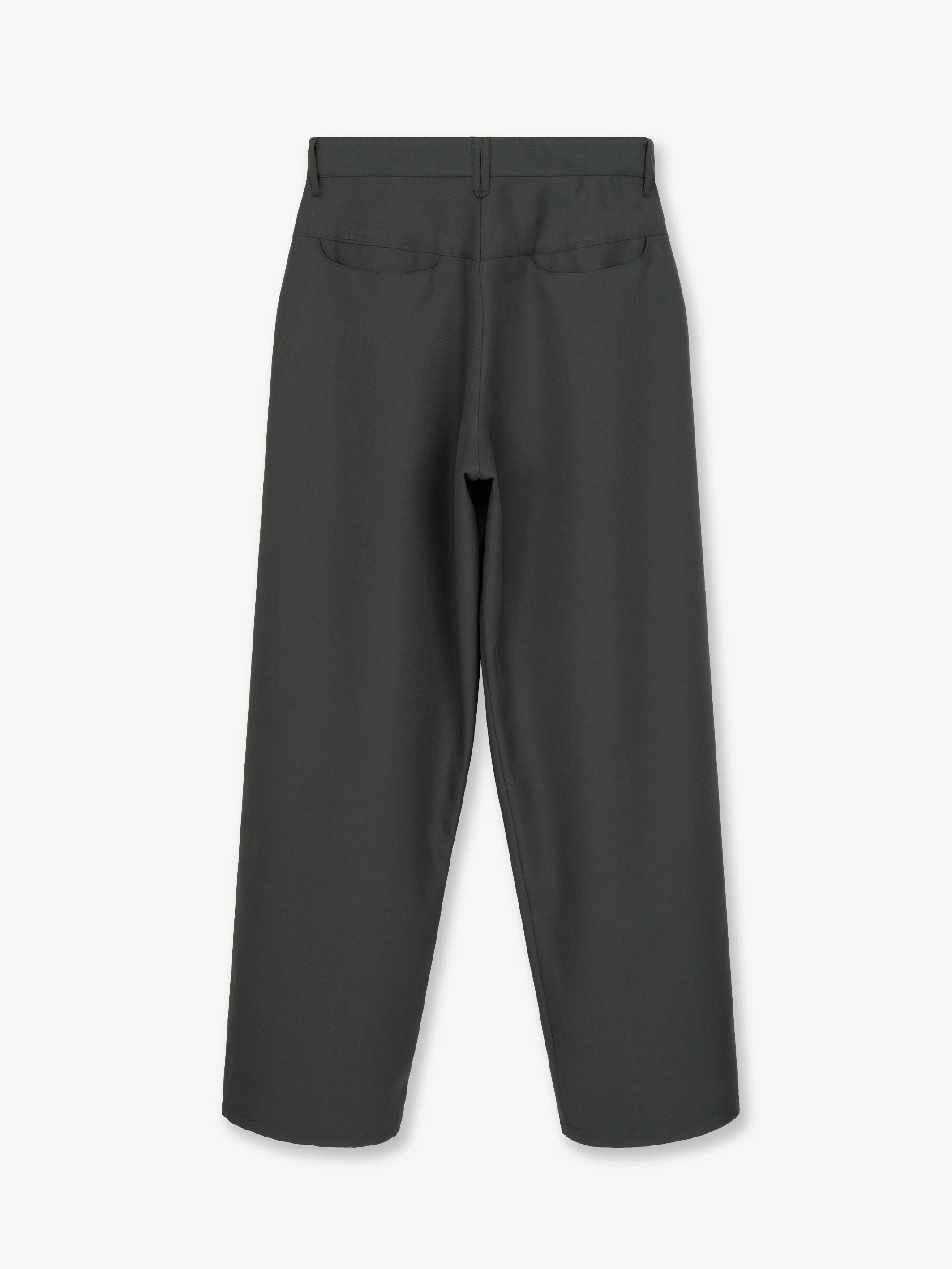 Caviar Trousers in Virgin Wool - Image 2
